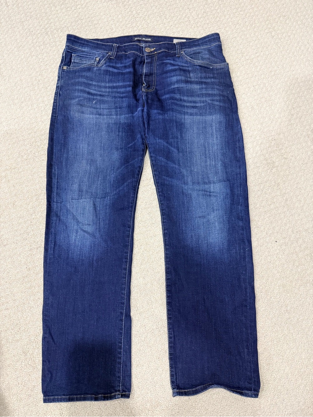 Mavi Men's Indigo Straight Jeans